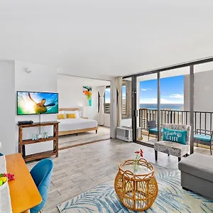 1br With Great Ocean Views, 1 Block To Waikiki Honolulu